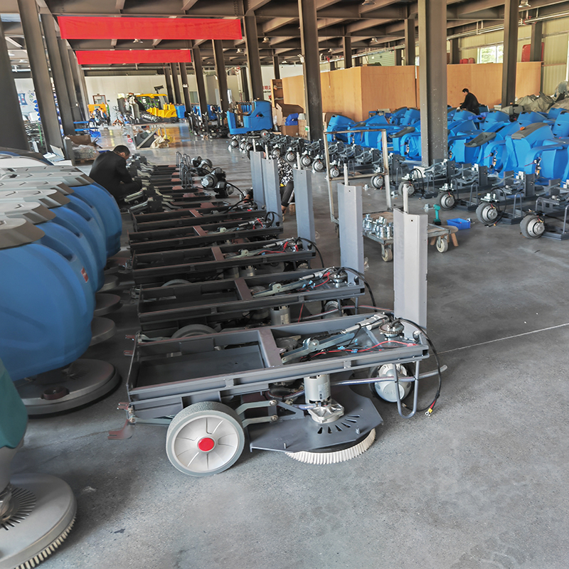 What is a floor scrubber?