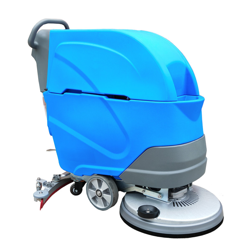 M2 hand push cleaning scrubber cost save walk-behind commercial floor scrubber